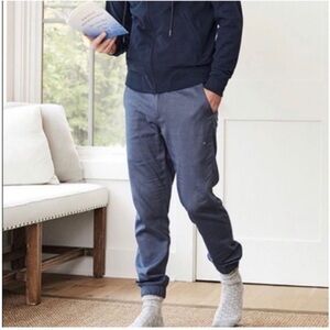 MACK WELDON Sunday lounge pants blue joggers medium